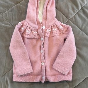 Hanna Andersson toddler girl hoodie bunny